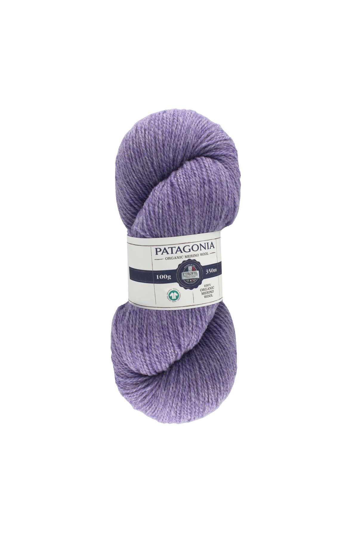 Patagonia Knitting Yarn Lilac 100% Organic Merino Wool 100g 350m (76171)