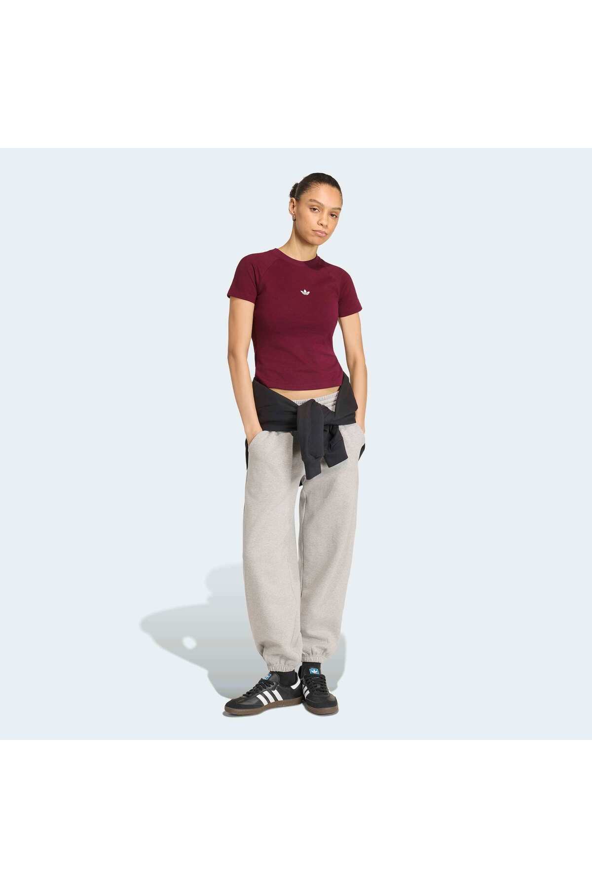 adidas Ess Slim Tee Kadın Spor T-shirt KR3593 görsel 3