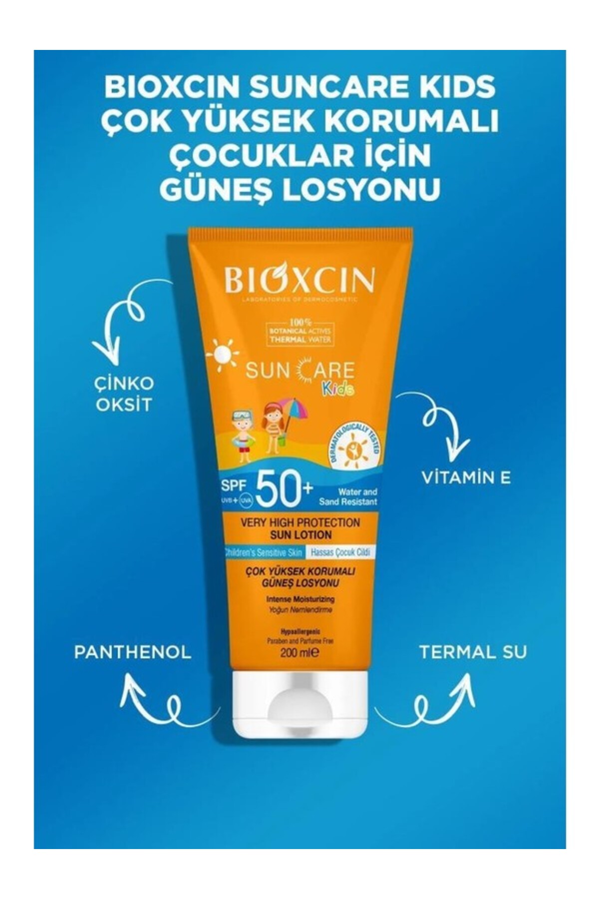 Suncare Kids Spf 50+ Güneş Losyonu 200 ml — 8680512632696 — تصویر 5 از 7