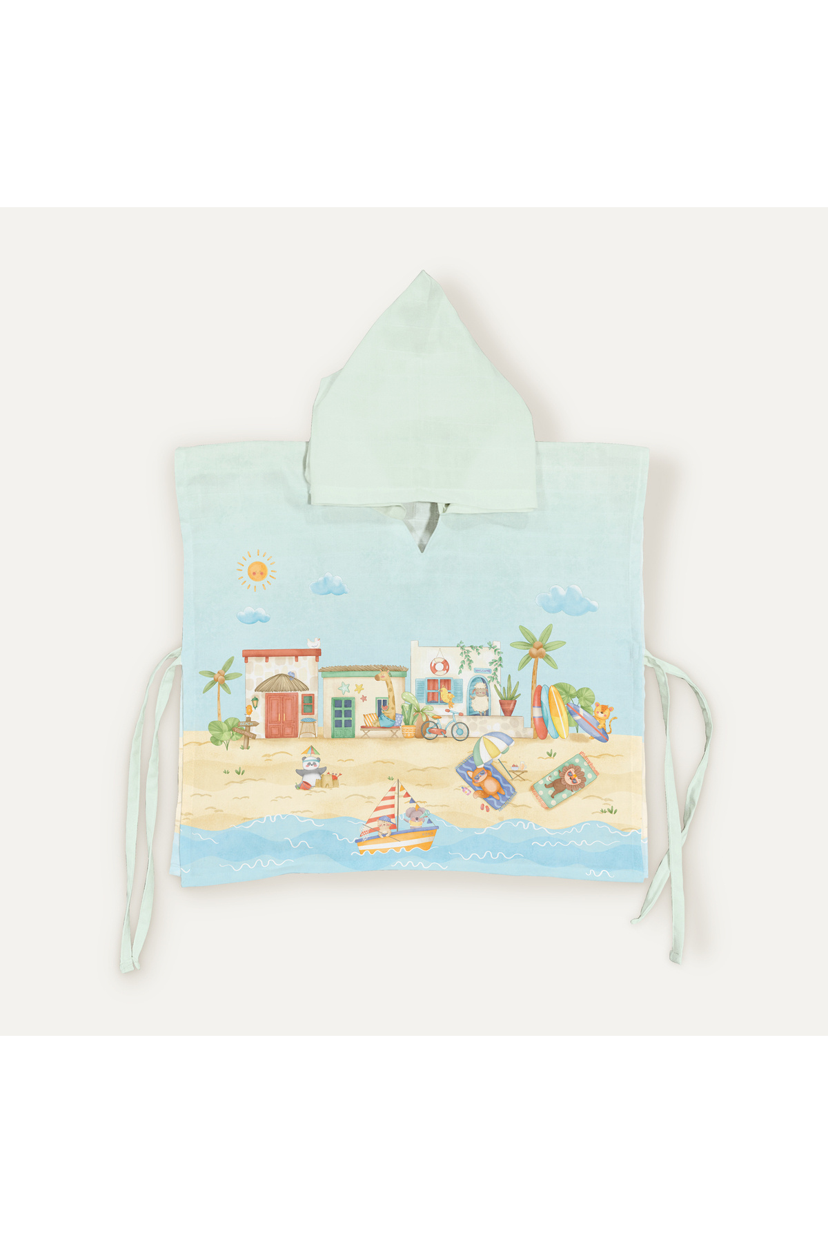 Playa 100% Organic Cotton Muslin Poncho