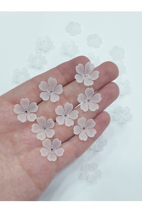 CRYSTALSHOP Sedefli Çiçek - 20 mm (100 Adet)