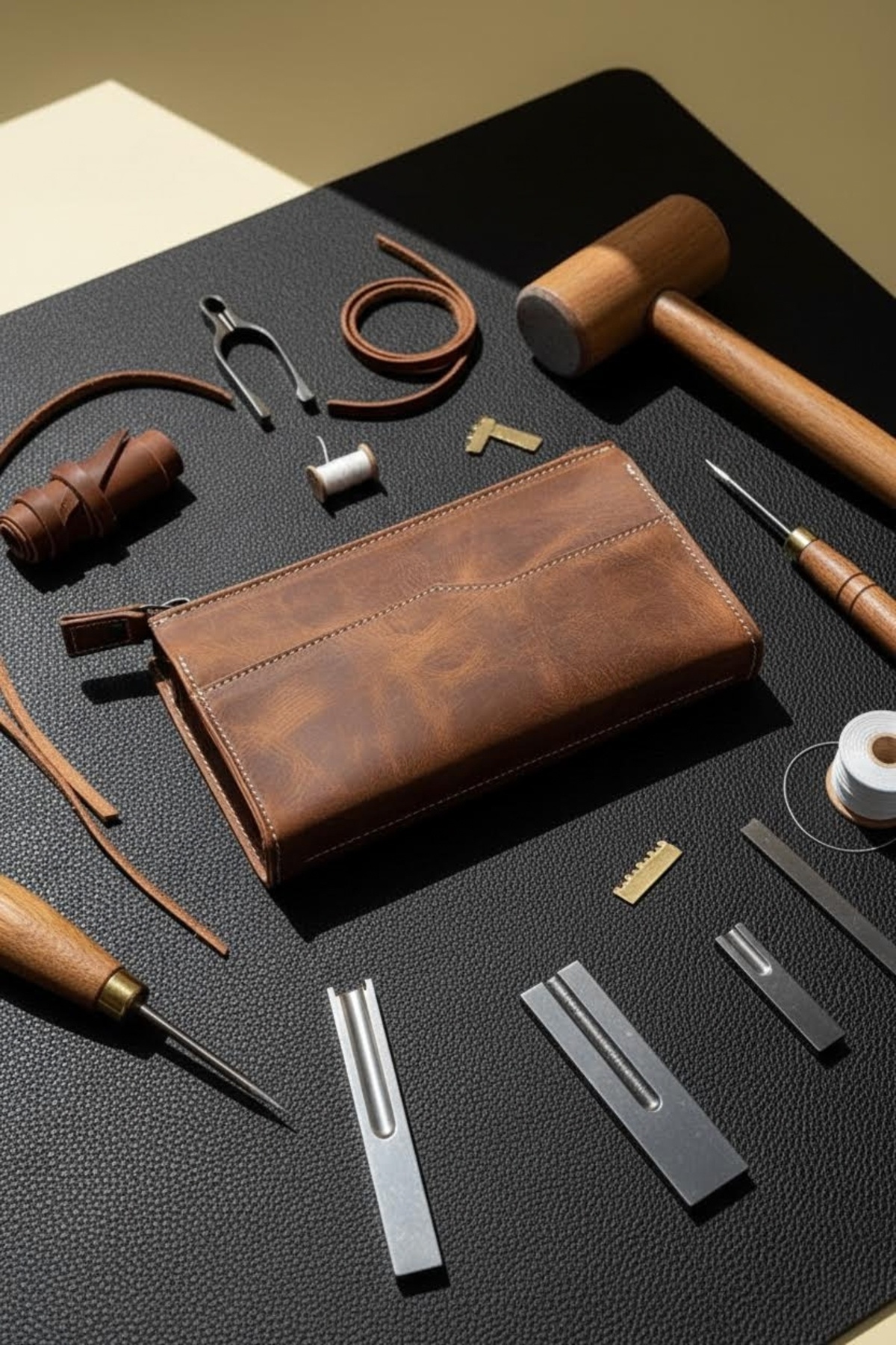 Vintage Leather Hakiki Deri Erkek El Çantası görsel 2