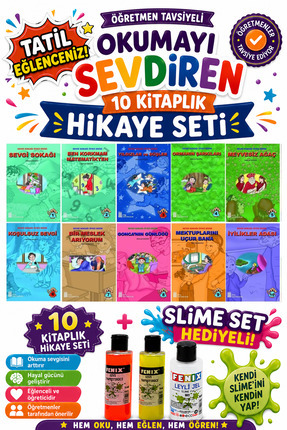 Ata Yayıncılık 4.Sınıf Öğretmen Tavsiyeli Okumayı Sevdiren 80 Sayfa 10 Kitapl...
