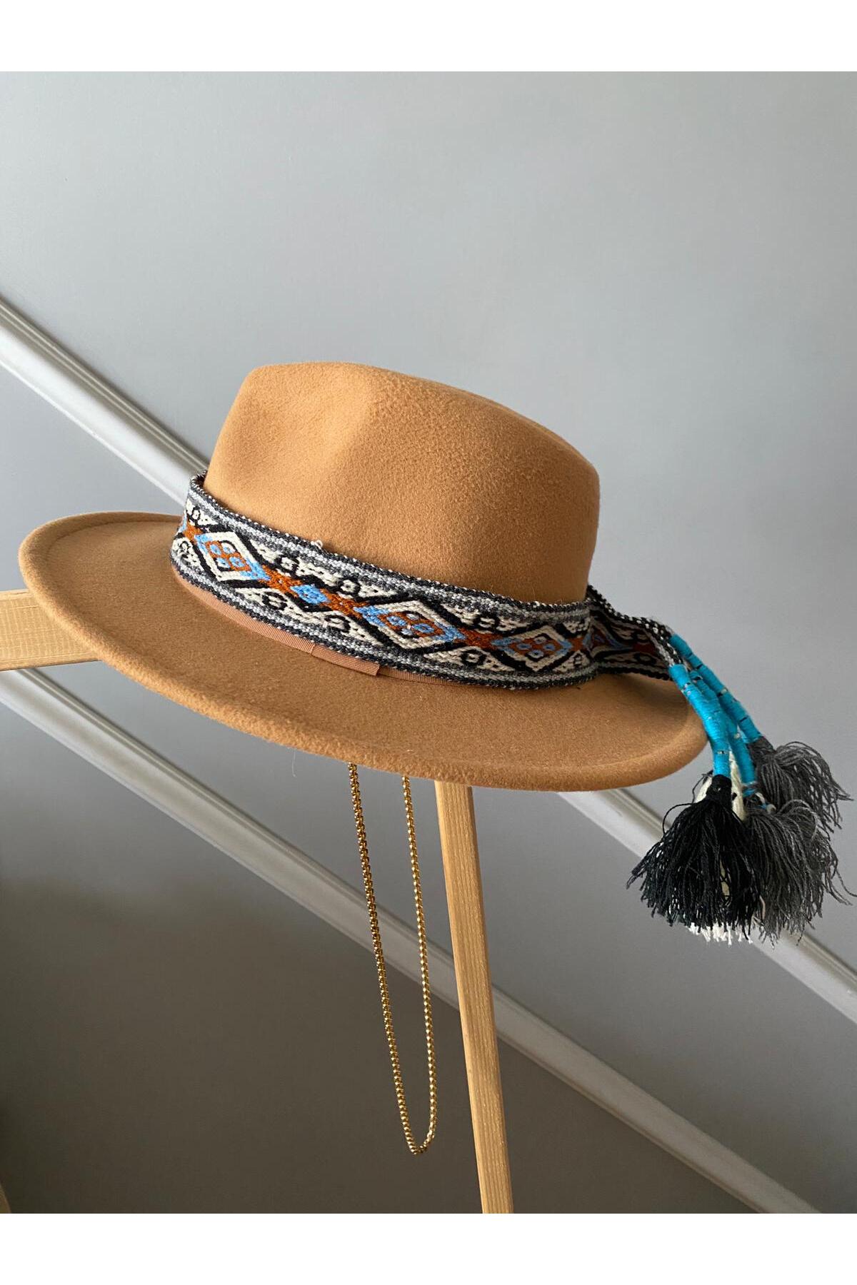 Peruvian Hand-Woven Band Cowboy Hat · View 3