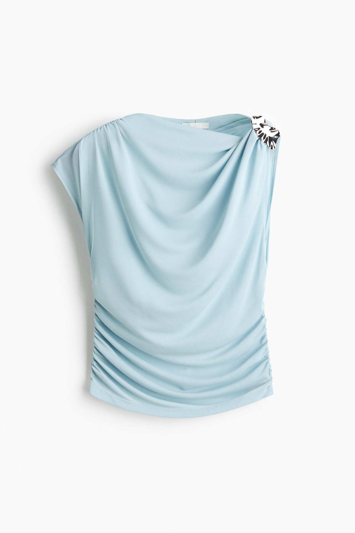 H&M  Drapeli Jarse Üst - Görsel 3