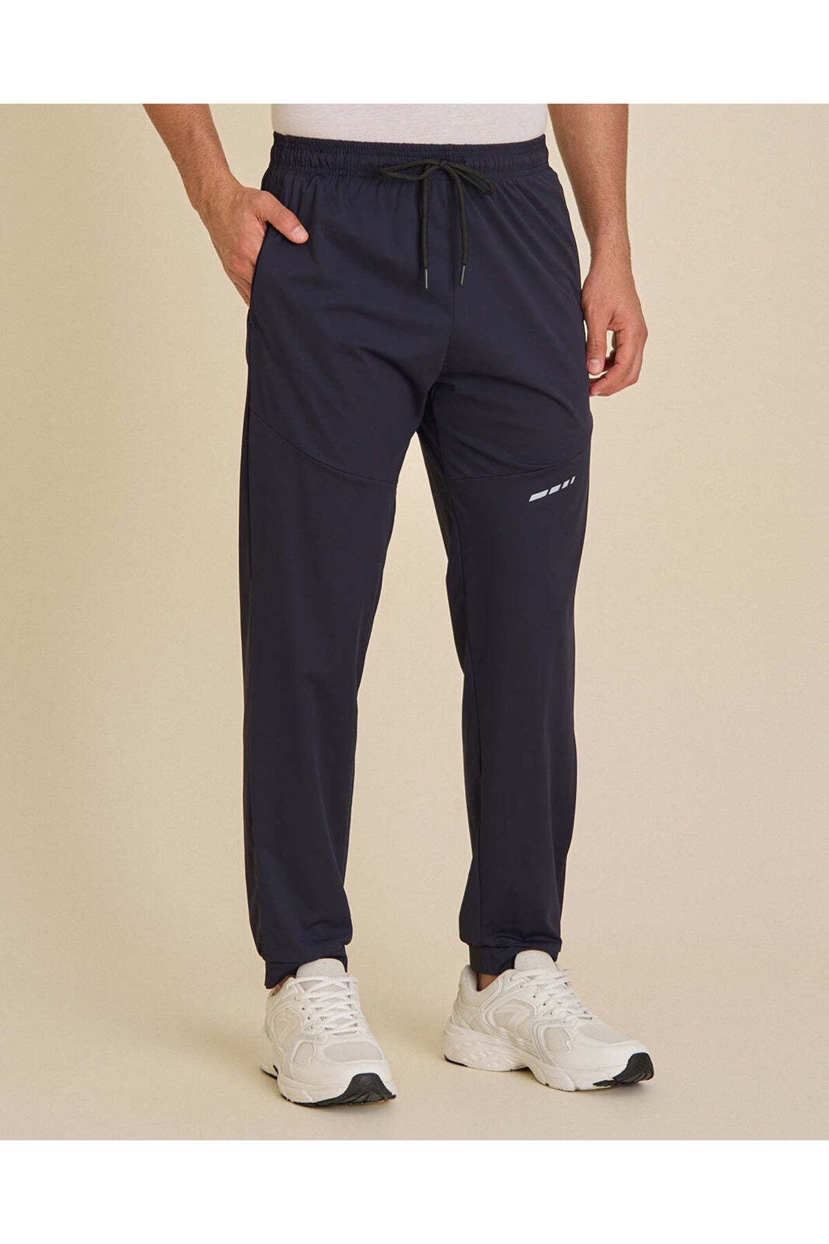 REDTAG Men Navy Activewear Track Pants