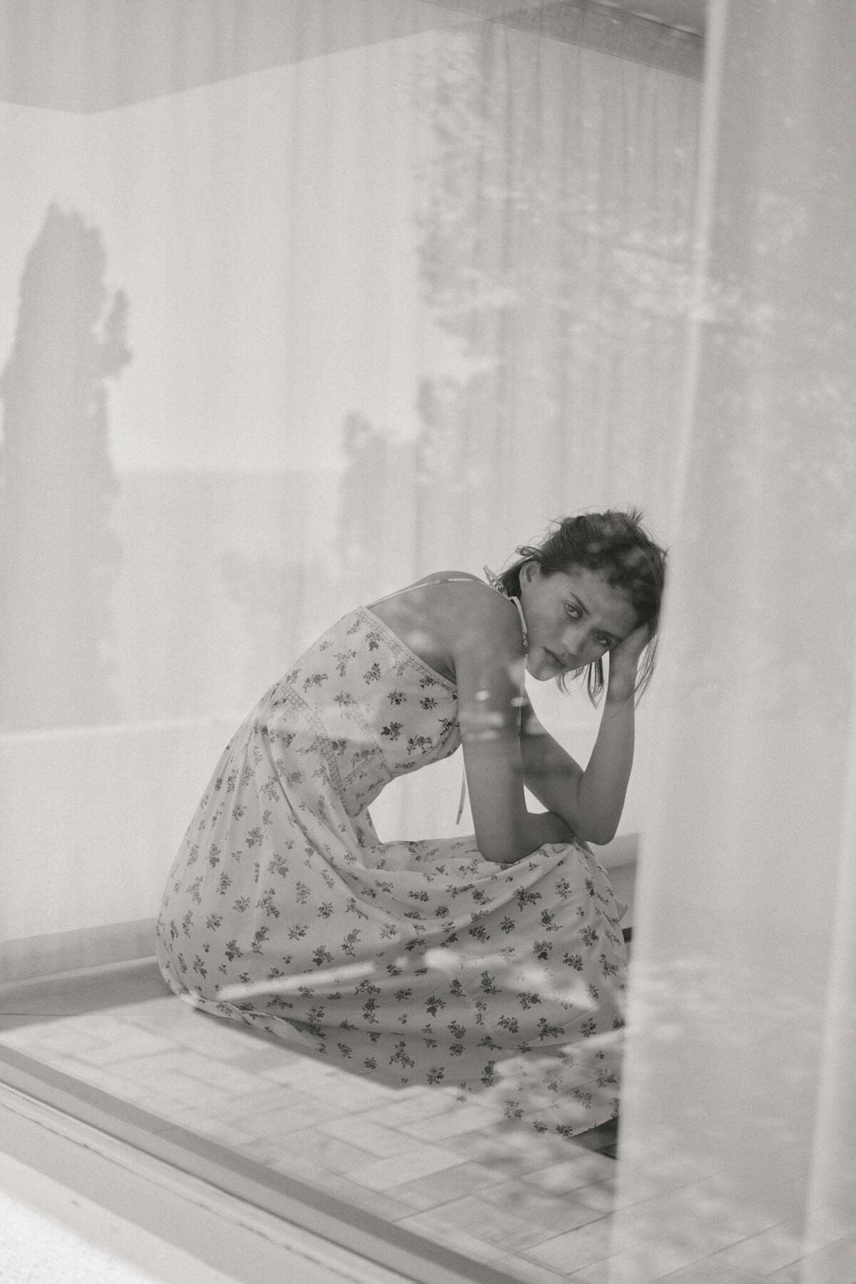 H&M Tie-strap cotton dress