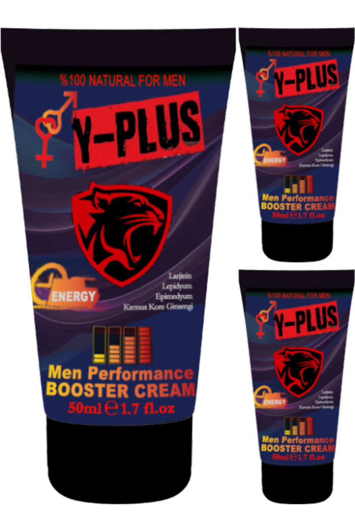 Bezos Y-Plus Cream 50ML 3 Adet Erkeklere Katılaştırıcı Hareketlendirici Özel Krem — LMVXGU-EYF-11126-JIYA01