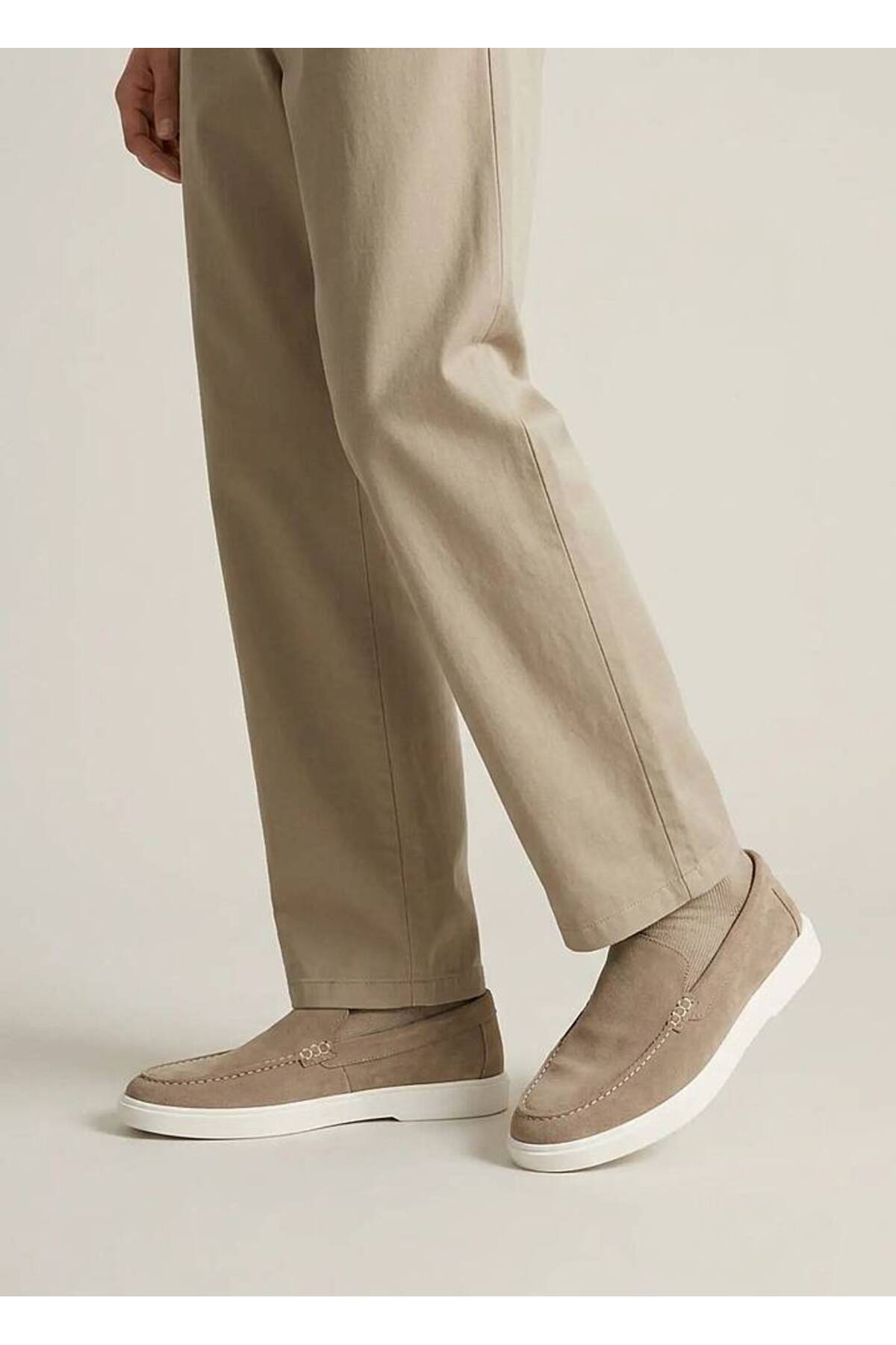 Vogel Petra Premium Süet Loafer Bej görsel 2