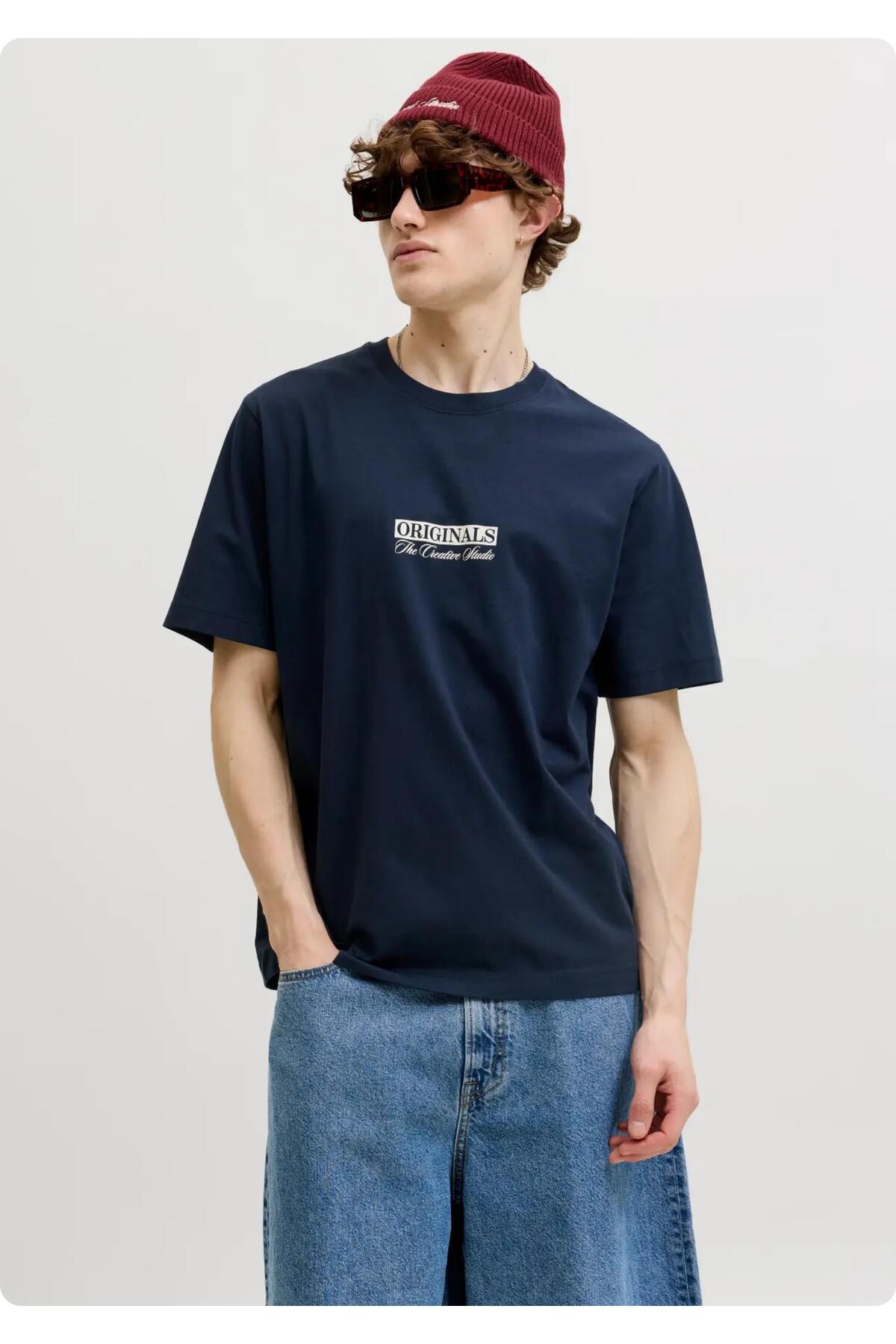 پیراهن آستین کوتاه مردانه جک اند جونز مدل JORSAVONA BOXX 0 جک اند جونز تی شرت Jack & Jones