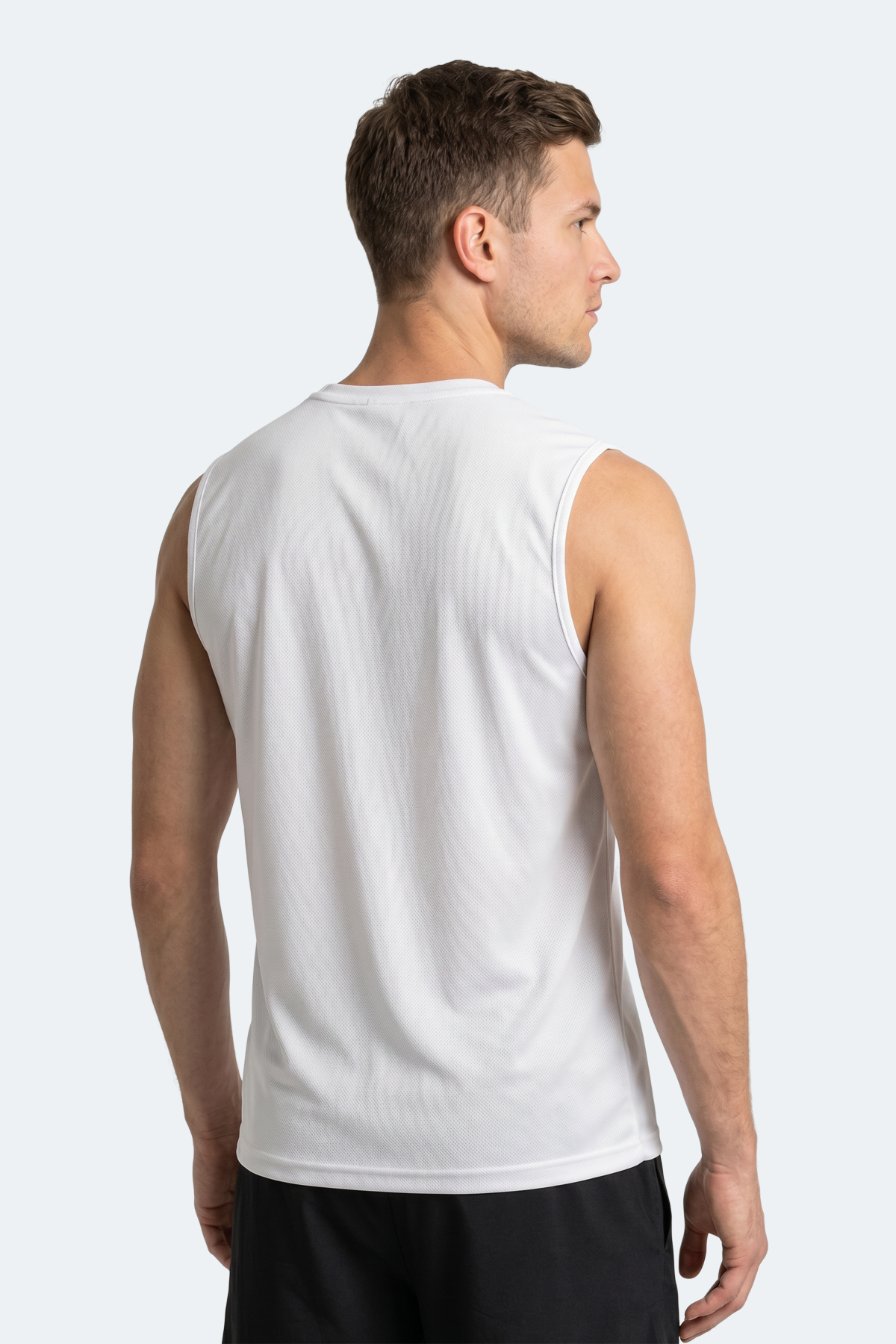 Slazenger KINGSHILL Erkek Beyaz Tişört görsel 7
