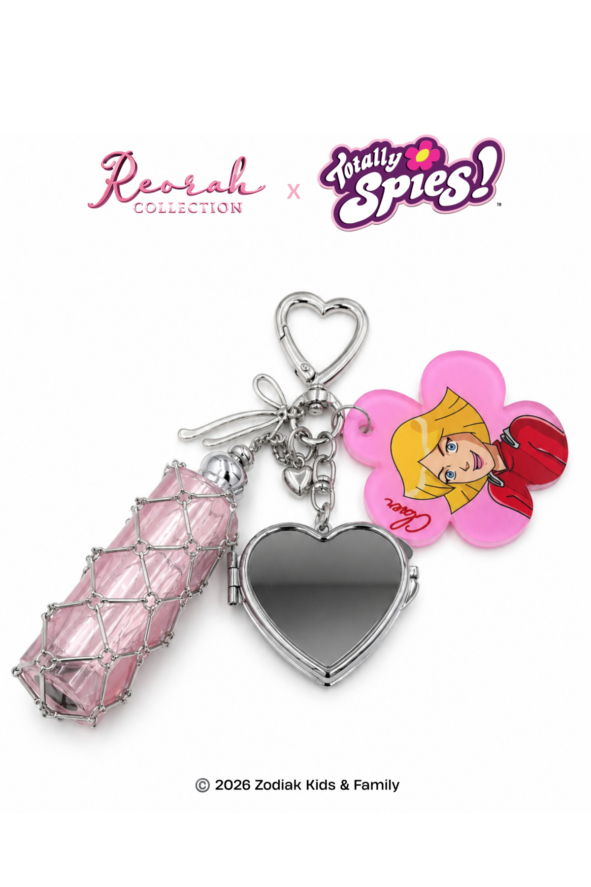 Reorah Collection Totally Spies! Clover Aynalı Çanta Charmı