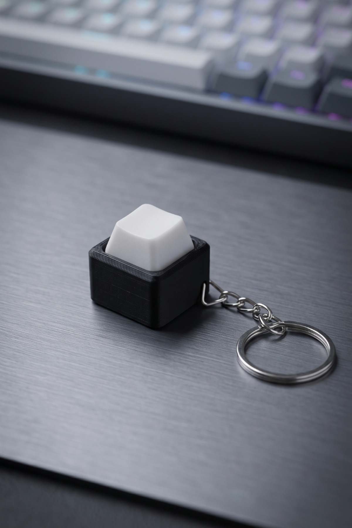 Mekanik Klavye Blue Switch Anahtarlık - Stres Atıcı Fidget Oyuncak