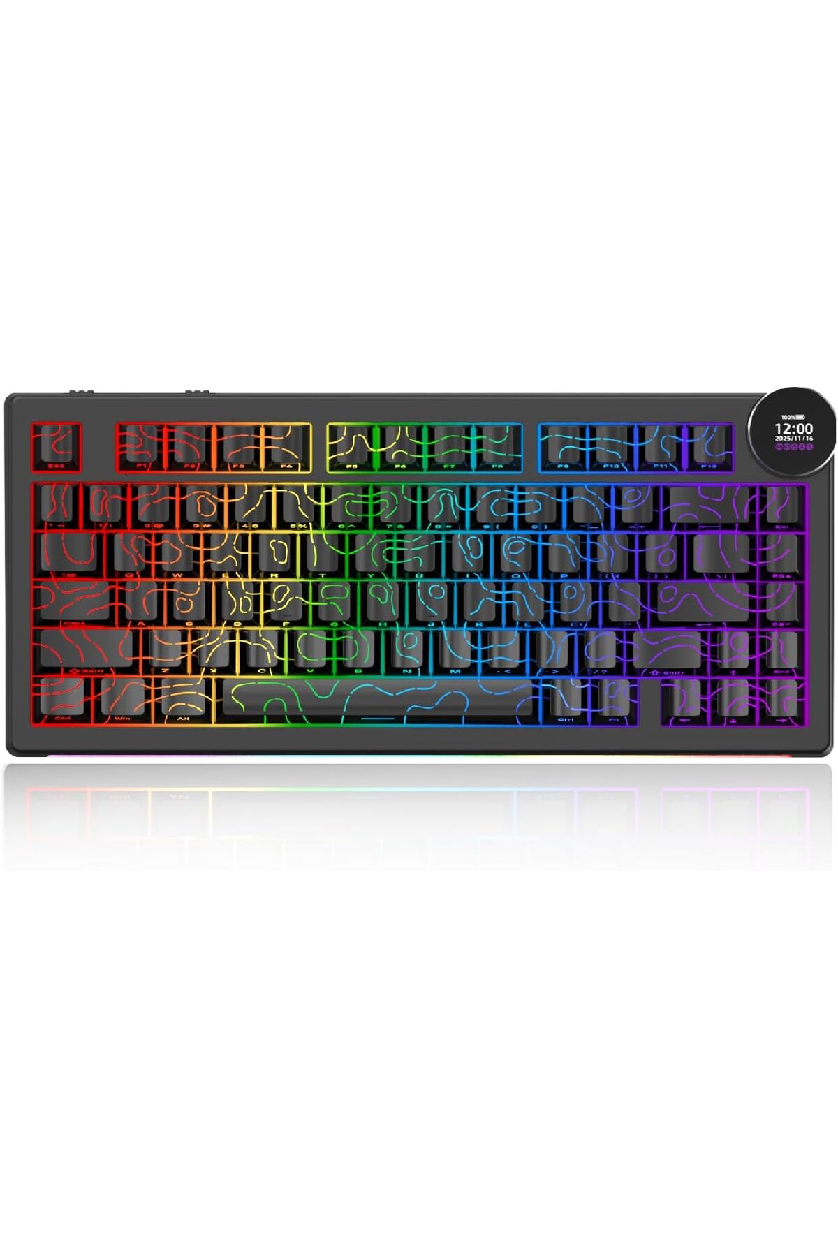 لوحة مفاتيح AK820 V2 ثلاثية الأوضاع