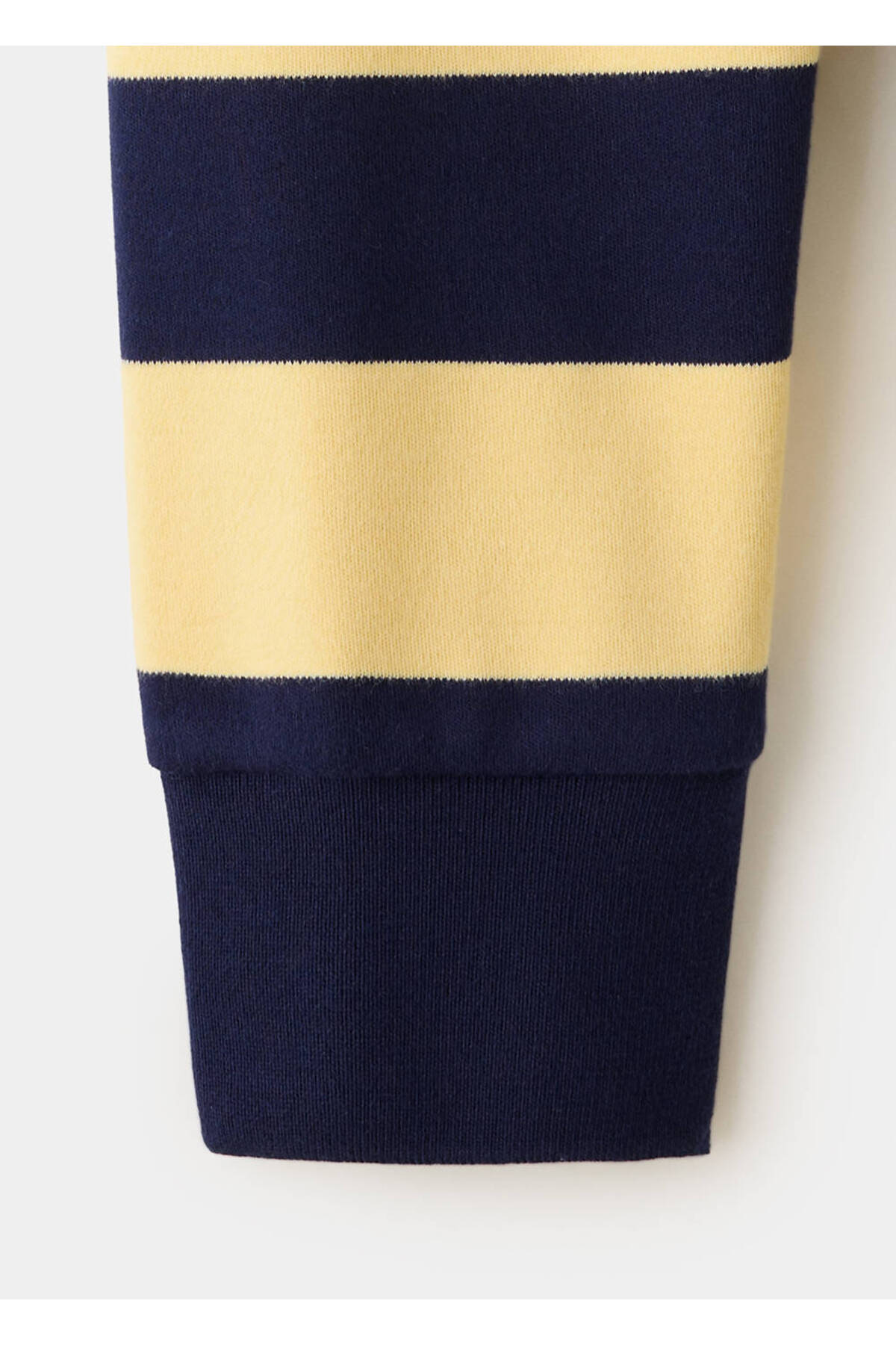 MANGO Woman Çizgili polo yaka kazak görsel 5