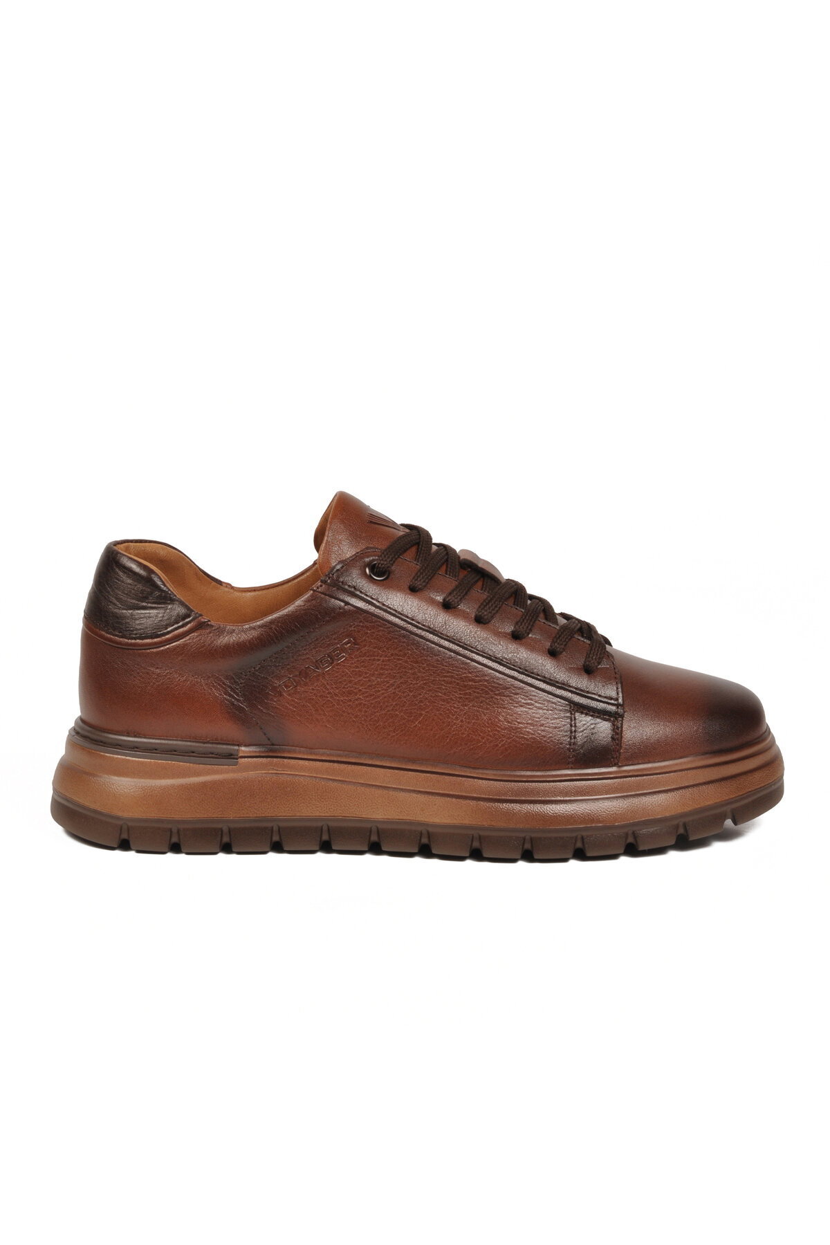 Voyager Taba Hakiki Deri Hafızalı Taban Erkek Casual Ayakkabı Sneaker M387 M görsel 2
