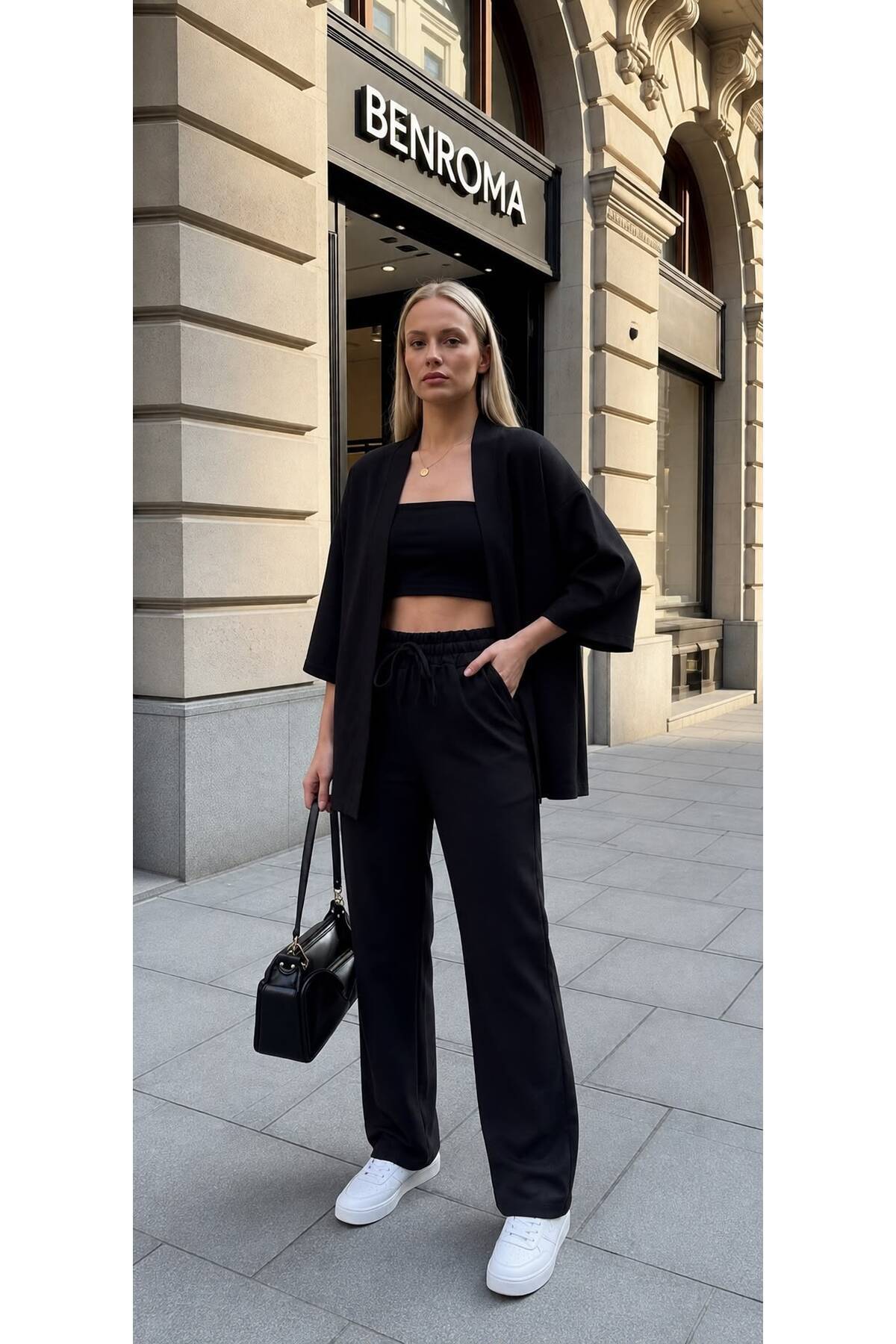 BENROMA KIMONO I TRENERKA SET