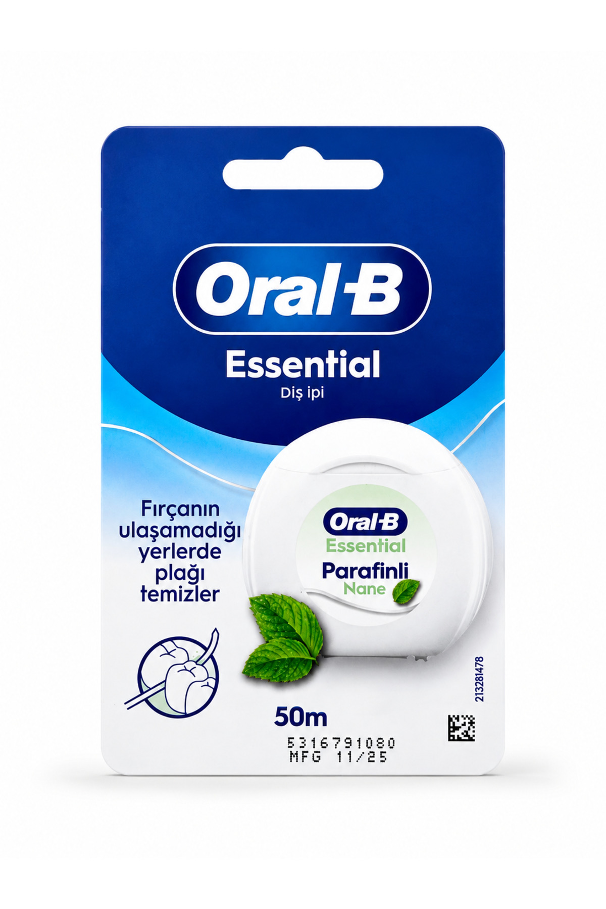 Oral-B 50 m Diş İpi Essential Floss Parafinli Nane