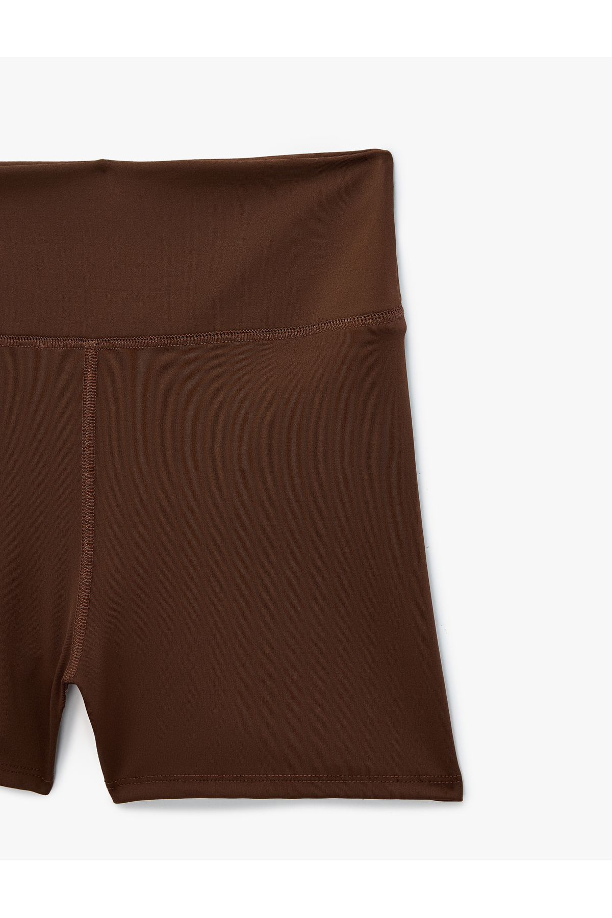 Koton Yüksek Bel Slim Fit Dikiş Detaylı Spor Biker Tayt görsel 3