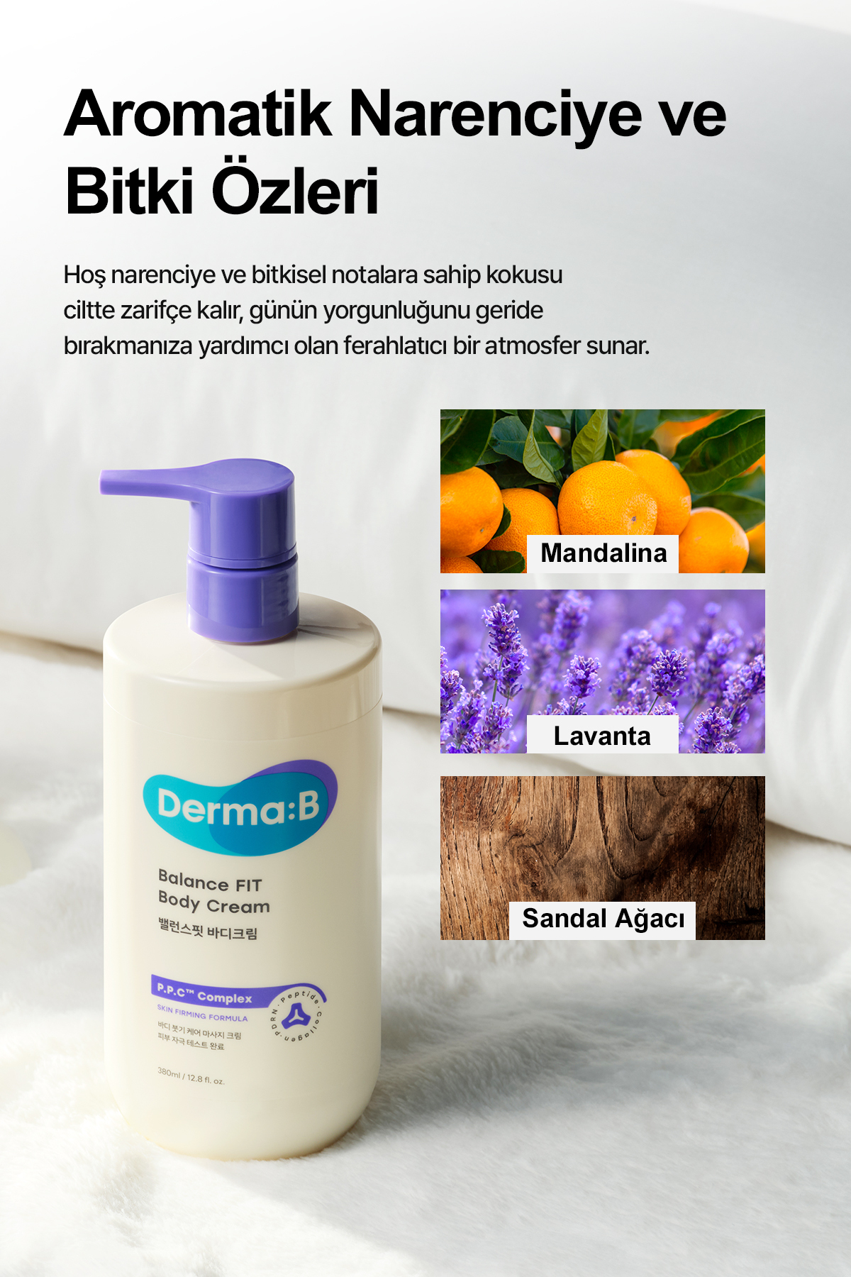 PDRN ve Kolajen İçerikli, Fit ve Sıkı Görünüm Sunan Masaj Kremi DERMA:B Balance FIT Body Cream — 9829 — تصویر 8 از 9