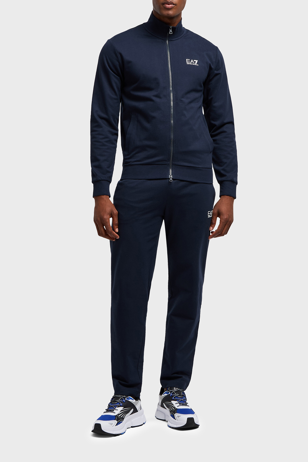 Logolu Regular Fit Fermuarlı Cepli Spor Erkek Eşofman Takımı EŞOFMAN TAKIMI 8NPV61 PJVRZ 1562 — سرمه‌ای — تصویر 4 از 6