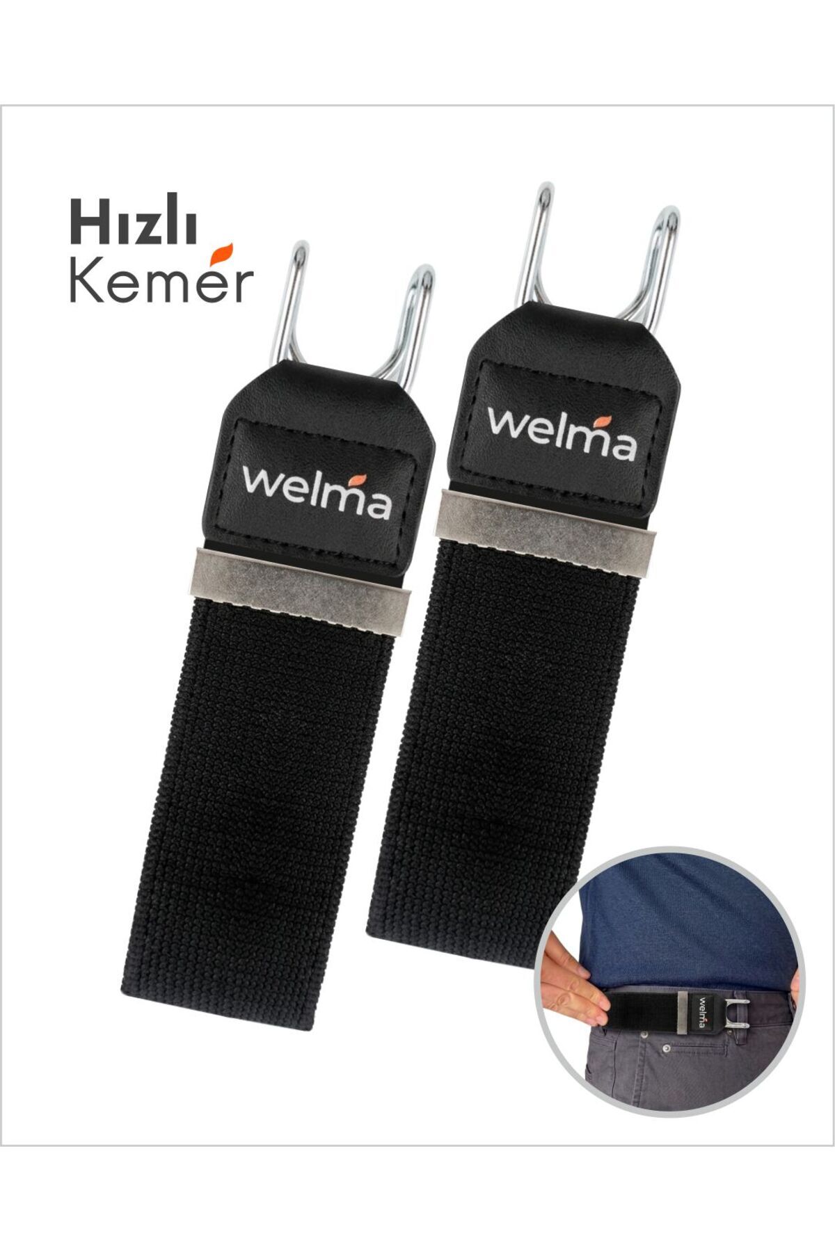 WELMA Kemer Hızlı Kemer, her beden için uygundur görsel 2