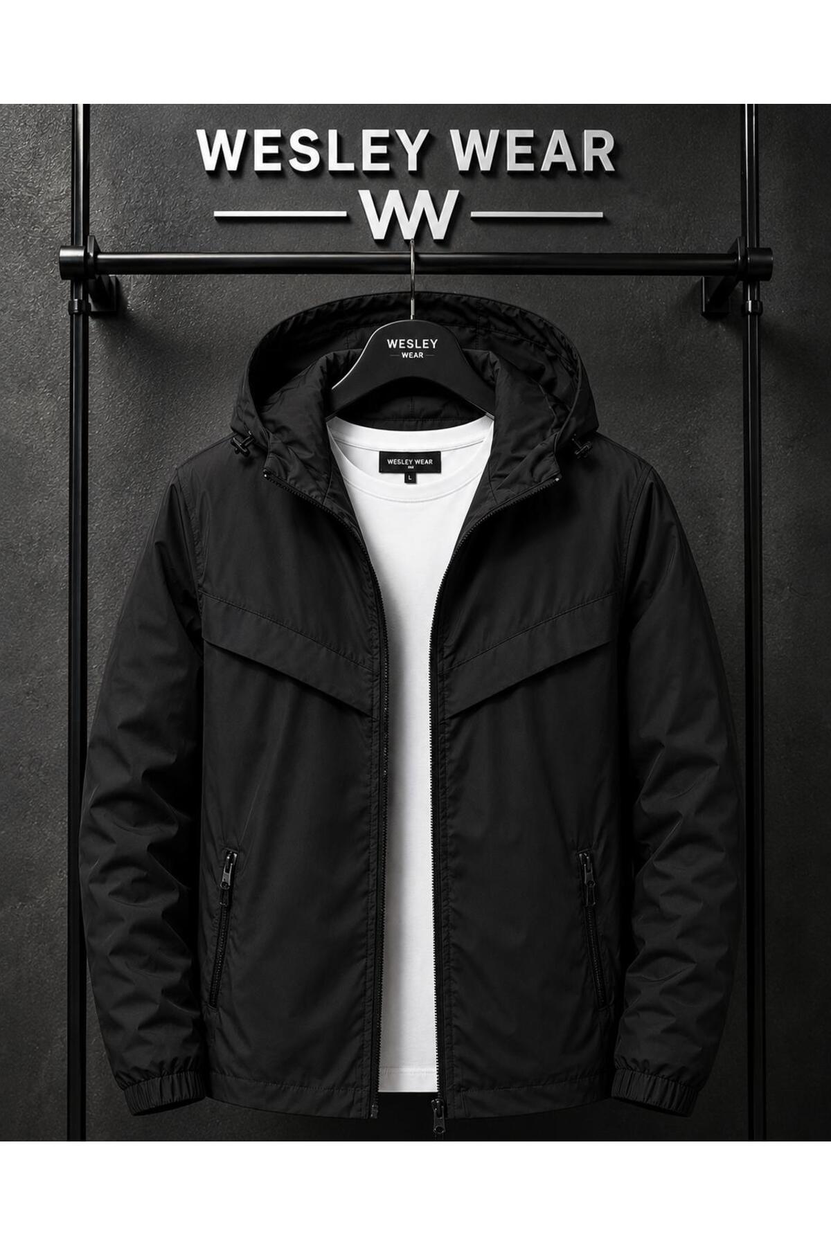 wesley wear YENİ SEZON YÜKSEK KALİTE YAĞMUR VE SU GEÇİRMEZ YAĞMURLUK RÜZGARLIK CEKET