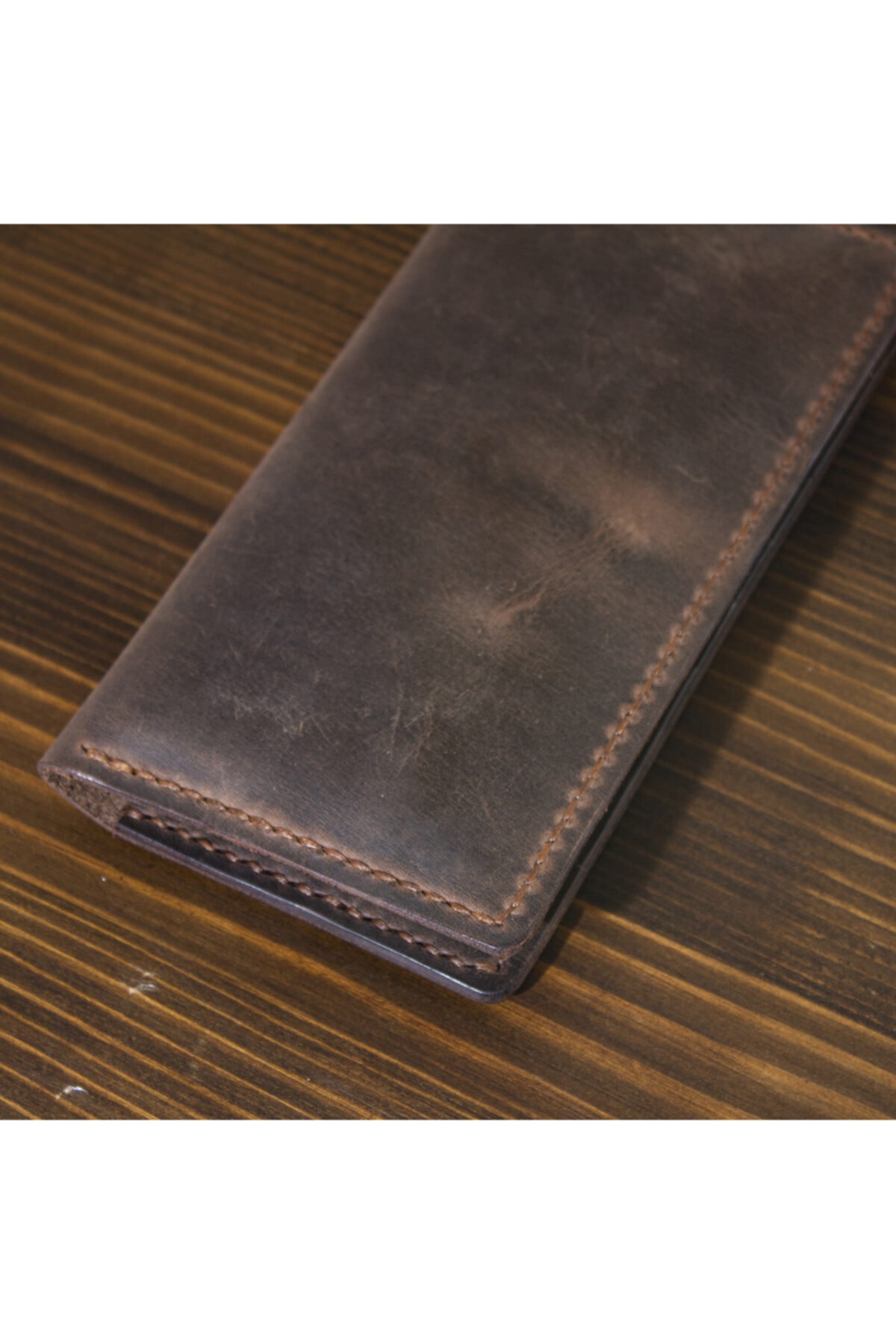 کیف پول مردانه قهوه ای Hi Leather | HLARESKSTANE01 اورجینال - تصویر 4