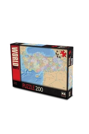 11331 Ks, Türkiye Haritası, 200 Parça Puzzle PUZZLE-11331