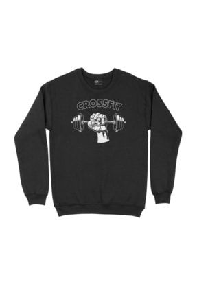 Crossfit Siyah Sweatshirt 204576