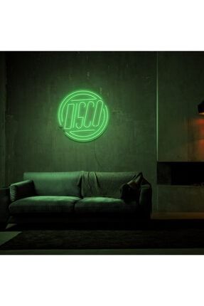 Disco Temalı Neon Led Duvar Yazısı Dekoratif Duvar Aydinlatmasi Gece Lambası BL1376
