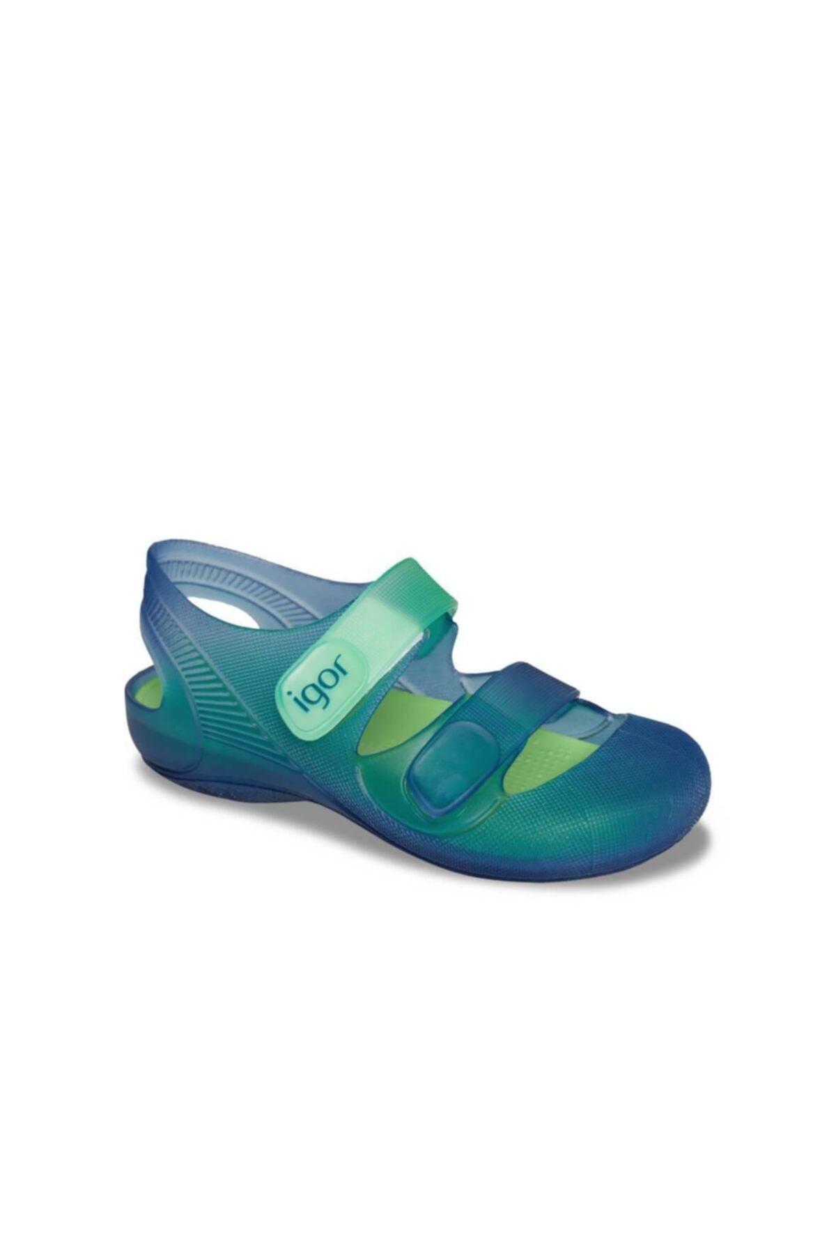 Sandali Con Bracciale IGOR Bondi Bicolor Per Bambini E Ragazzi - Colore Azul, Taglia 20 EU - Gomma Morbida E Chiusura A Strappo