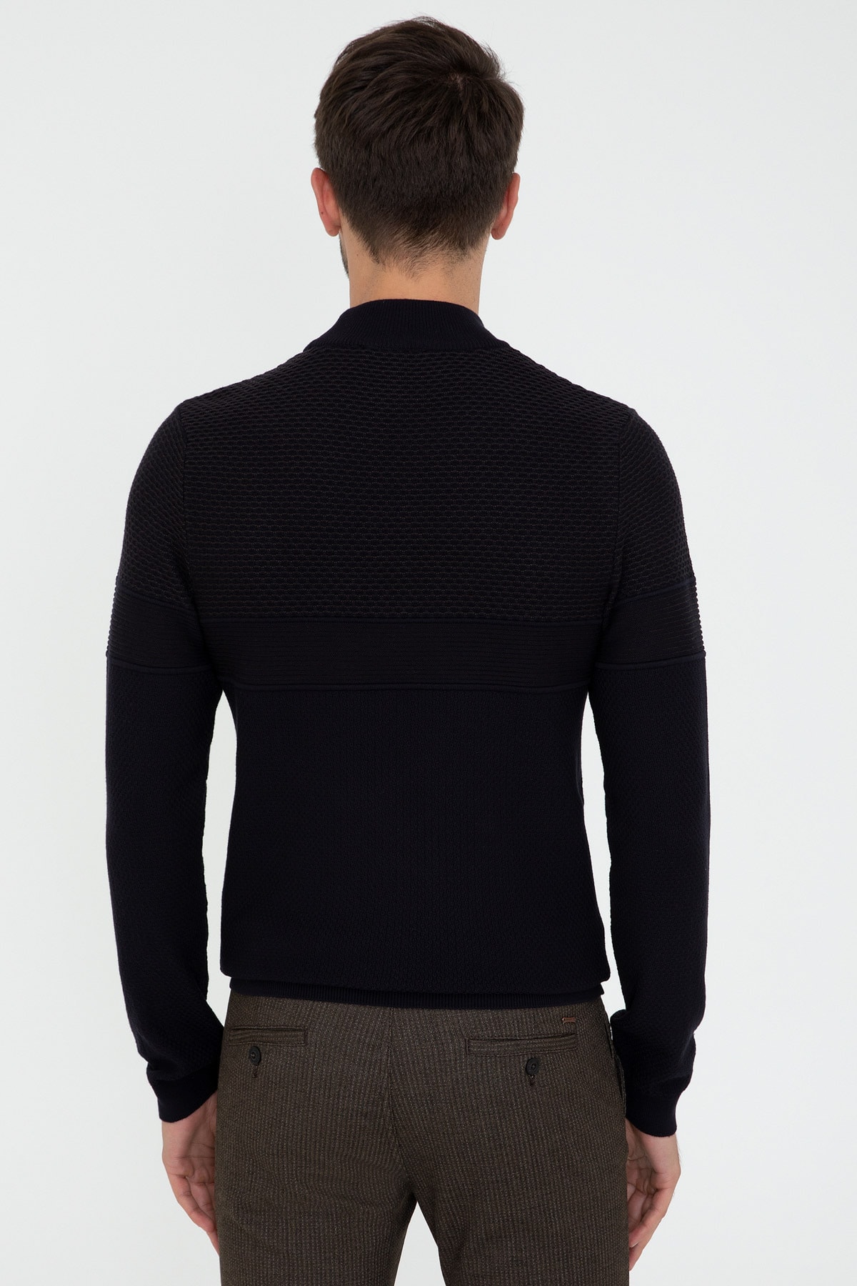 بافت مردانه راسته  آستین بلند | پیر کاردین Pierre Cardin G021SZ0TK.000.1277641 - تصویر 4