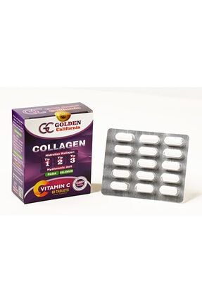 Gc Hidrolize Collagen Balık,tavuk,sığır Kolojeni Tip 1-2-3 +hyaluronic Asit+vtamin C+paba+selenium gc103