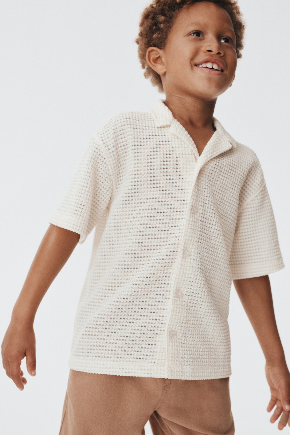 پیراهن بافتنی یقه‌دار مردانه اچ اند ام پیراهن H&M