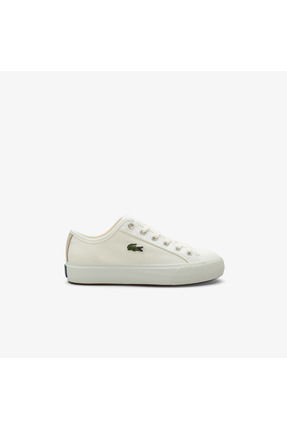 Lacoste Backcourt Kadın Krem Sneaker