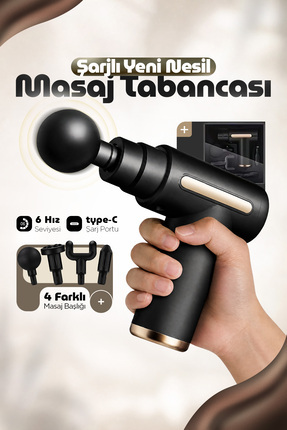 EN SİGA 4 Başlıklı Yeni Nesil Şarjlı Masaj Cihazı Sporcu Masaj Aleti