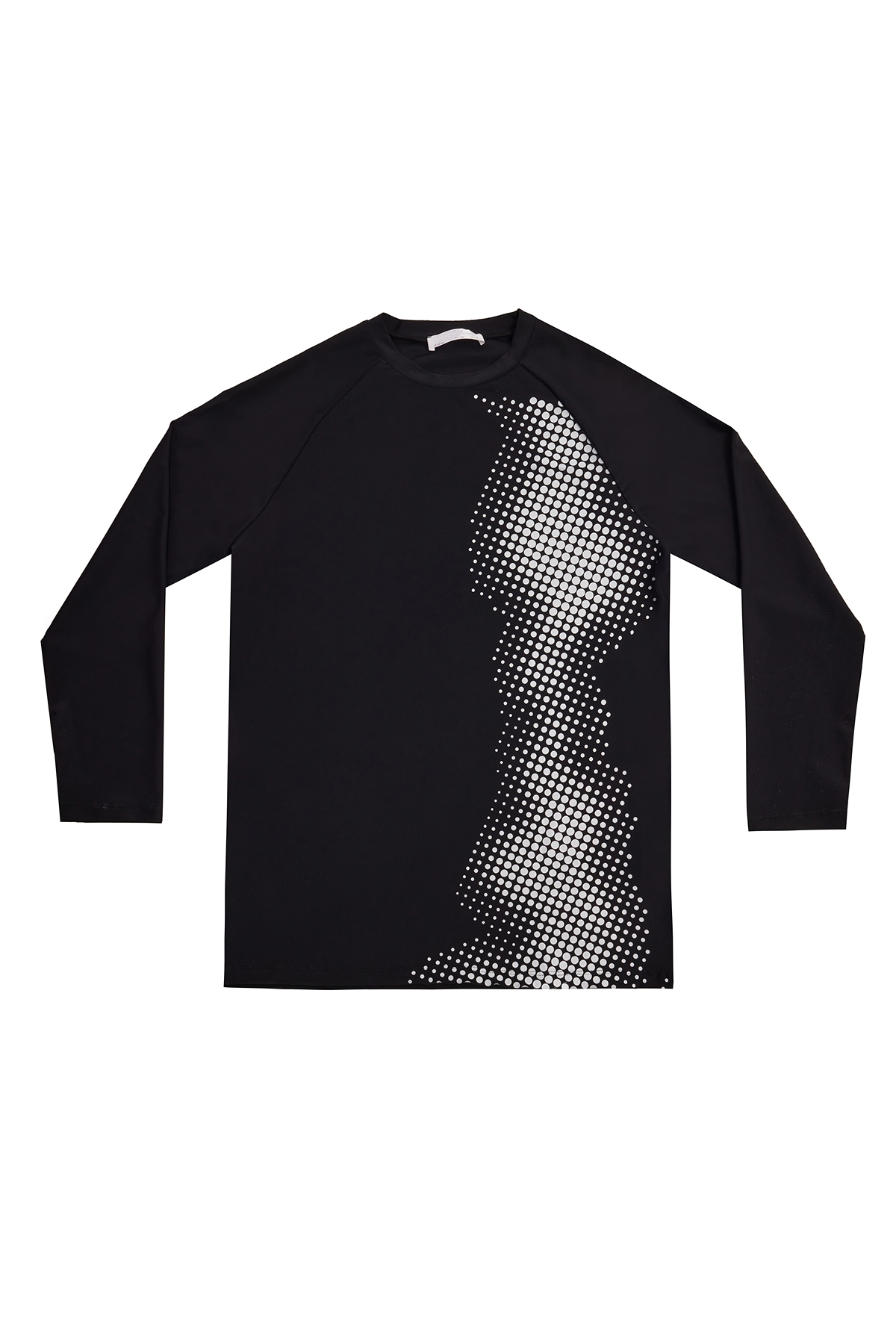 UV Protected Young Long Sleeve Single Top Swimsuit Boys T-Shirt 5317 Black
