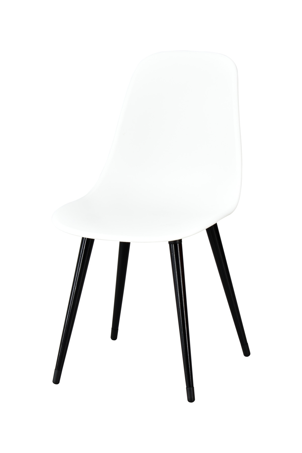 Eames Black Wooden Leg Plastic White Chair