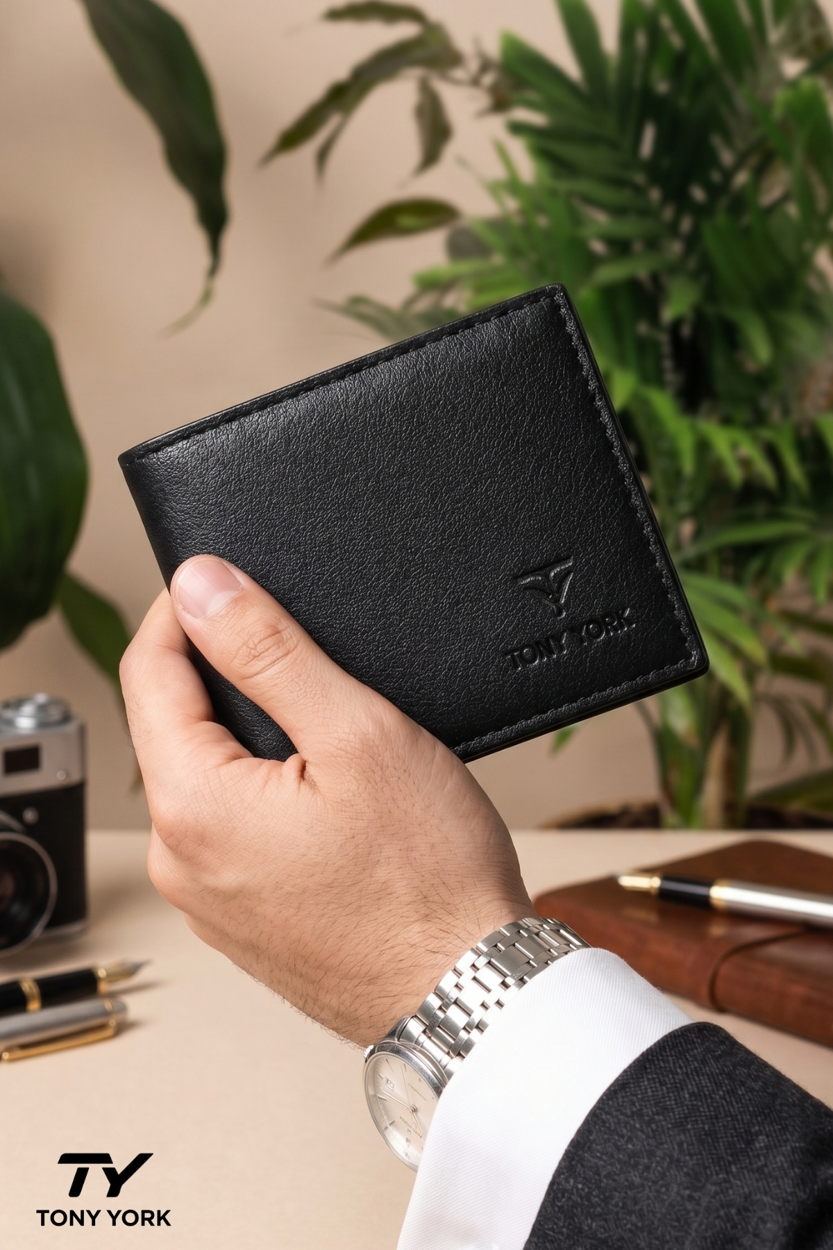 Original Men's Classic Wallet with Special Box Luxury Soft Leather Card Holder & Money Split Card Holder Wallet