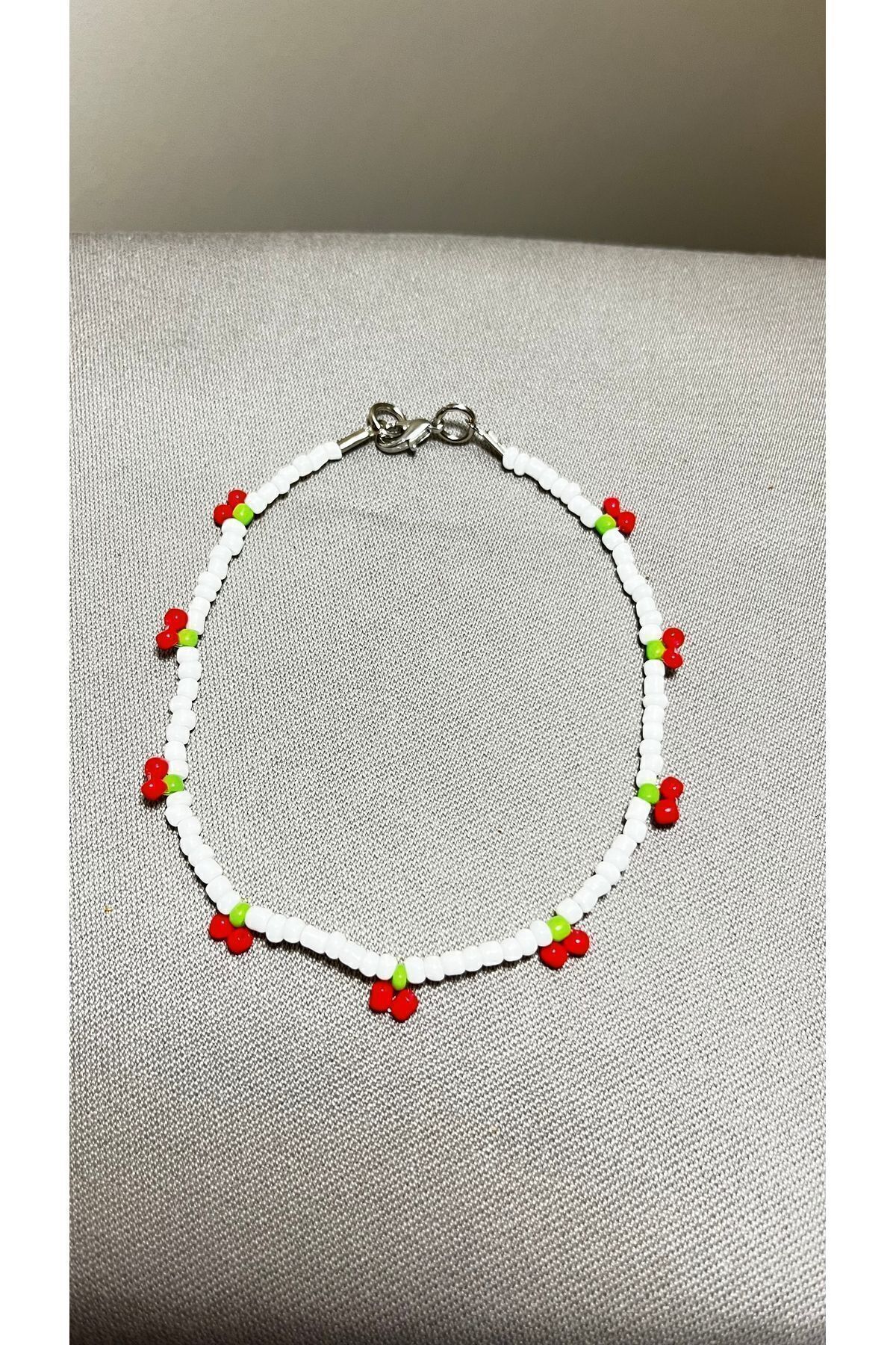Atelier By Serkan Cherry Bead Anklet- Trendyol