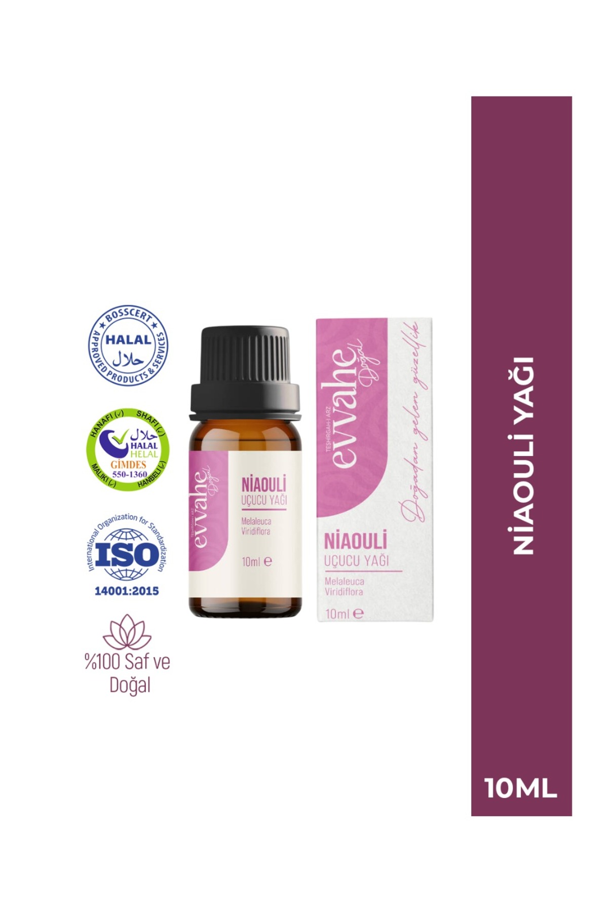 EVVAHE DOĞAL Niaouli Yağı 10ML (%100 Saf uçucu yağ) - Fiyatı, Yorumları