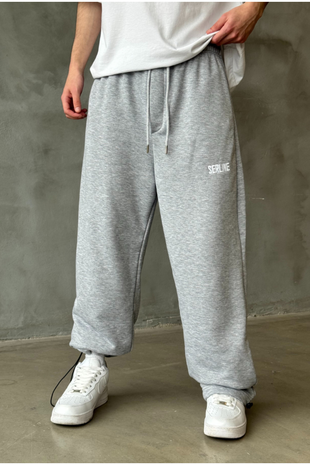 serline Yazlık-Serline Premium Ayarlanabilir Paça Baggy Eşofman görsel 4