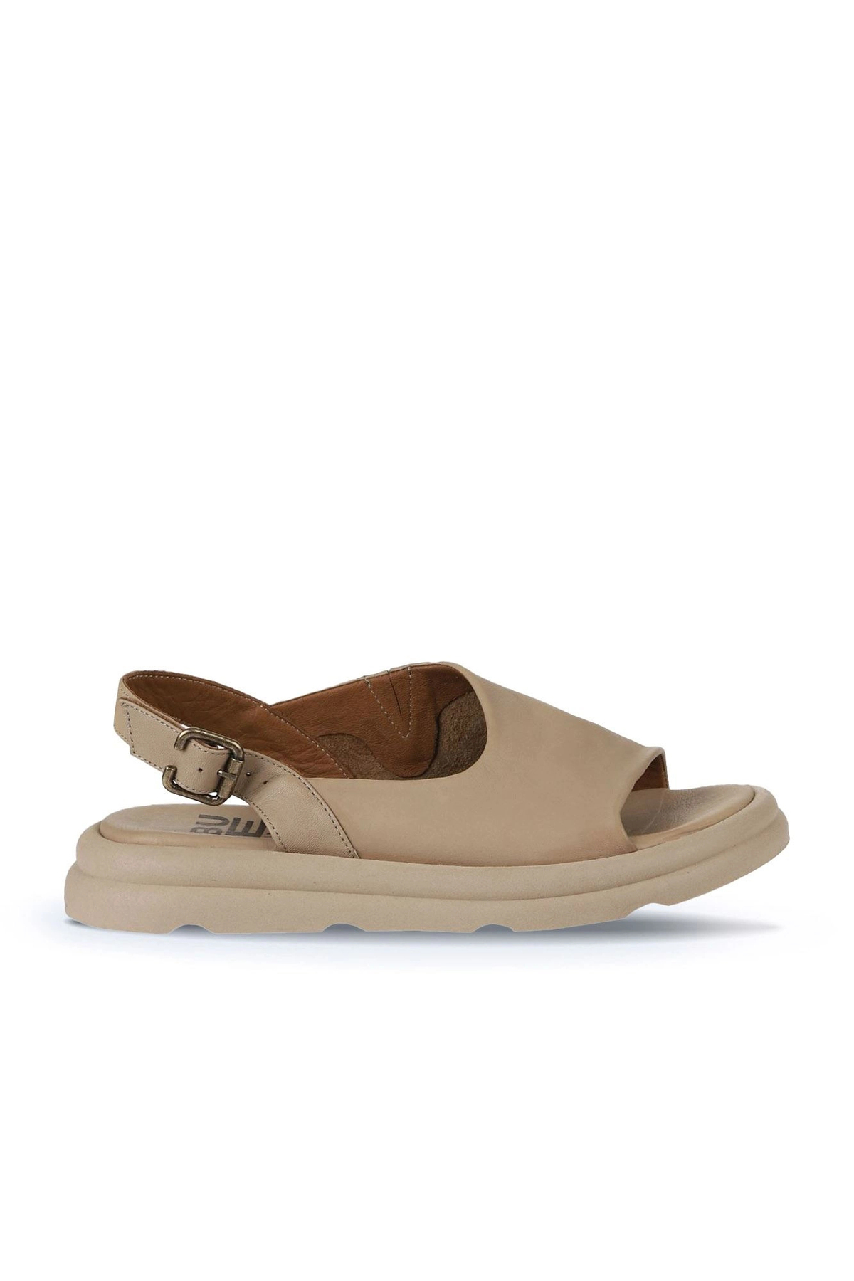 Mink Mink Leather Women's Flat Sandals 01wy9407