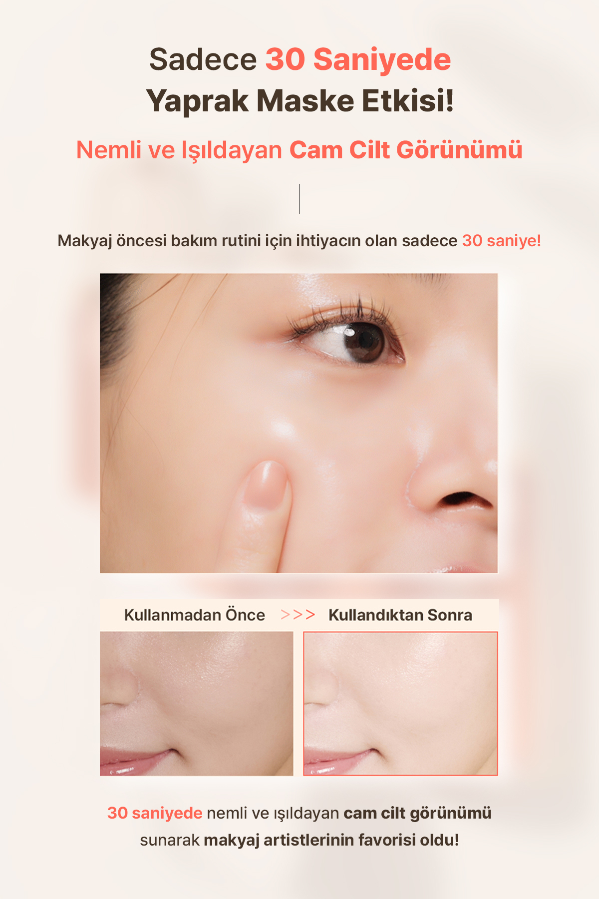 Aydınlık&Sıkı Görünüm Sunan Kolajen İçerikli Köpük Maske 30 Seconds Quick Bubble Mask (Lift) — 8809739130116 — تصویر 5 از 8