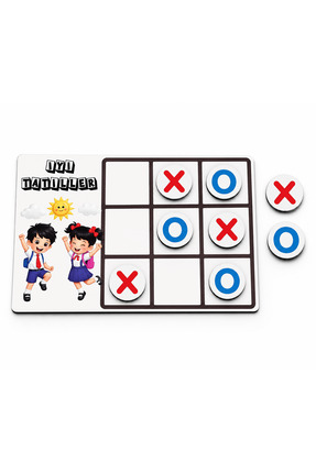 NESLİNİNELİ 10 Adet İyi Tatiller Temalı 10x15 cm XoX oyunu