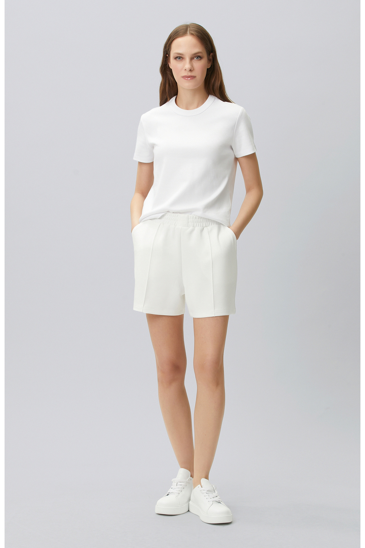 Off-White Rib Detailed Knitted Shorts