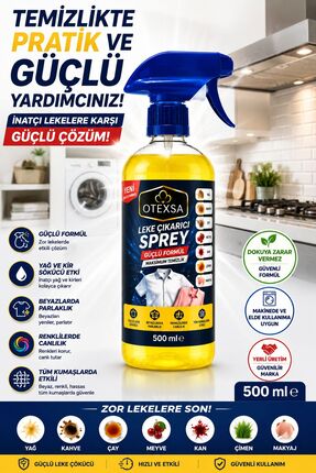 OTEXSA Çok Amaçlı Leke Çıkarıcı Sprey – Güçlü Yağ ve Kir Sökücü, İnatçı Lekel...