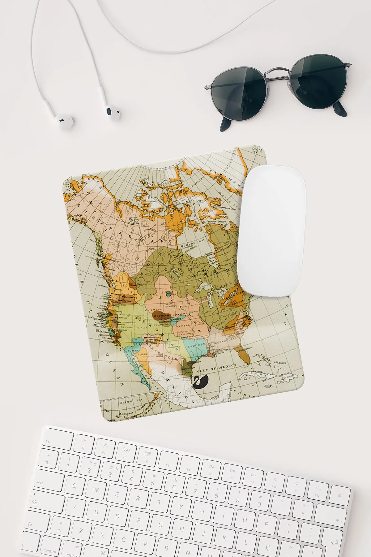 Rectangle Mouse Pad Pad with Wrist Support