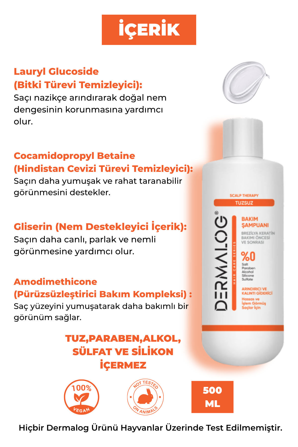 Brezilya Fönü - Keratin Bakımı & Botox Bakımı Kalıcı Düzleştirici Ve Onarıcı Bakım Seti — DRMLG16 — تصویر 9 از 9